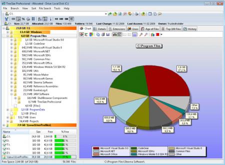 TreeSize Professional Screenshot