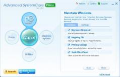 Advanced SystemCare Free Screenshot