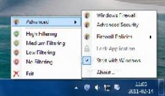 Windows Firewall Control Screenshot