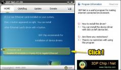 3DP Net Screenshot