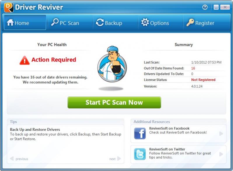 Driver Reviver screenshot