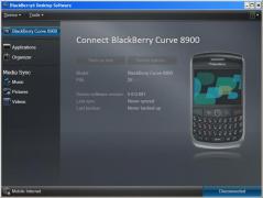 BlackBerry Desktop Software Screenshot