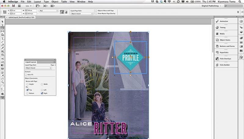 Adobe InDesign screenshot