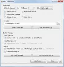 ATIc Install Tool Screenshot