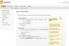 Openfire Screenshot