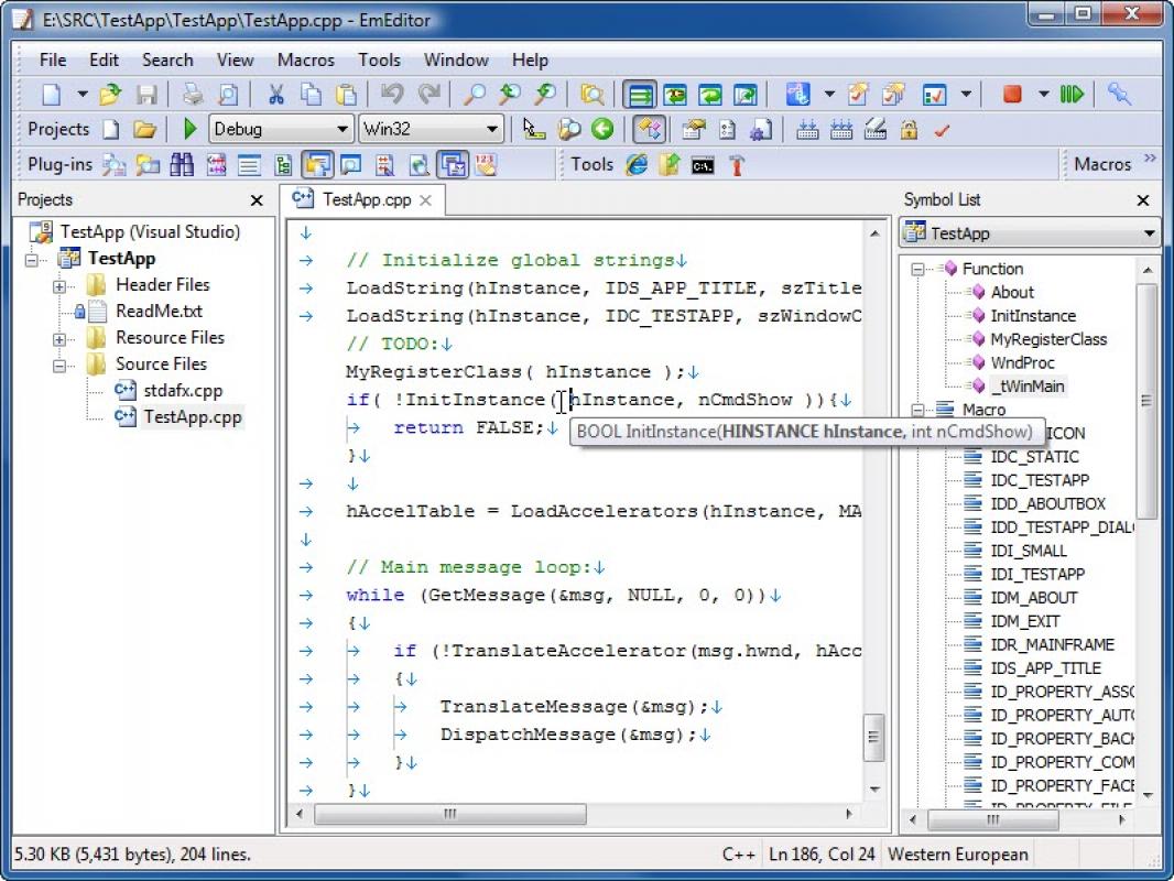 EmEditor Professional screenshot