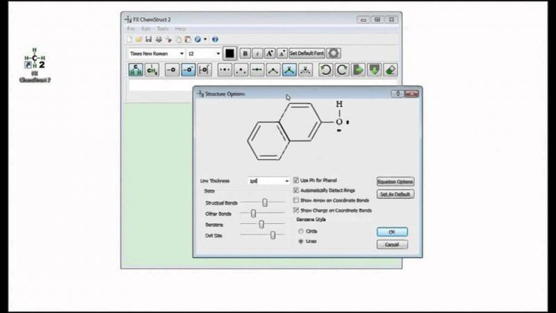 FX ChemStruct screenshot