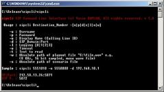SipCLI Screenshot