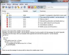 Cppcheck Screenshot