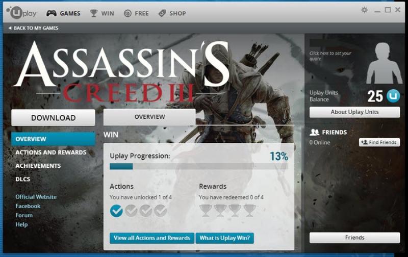 Uplay screenshot