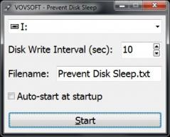 Prevent Disk Sleep Screenshot