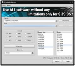 Soft4Boost Any Audio Record Screenshot