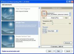 Bytescout Watermarking PRO Screenshot