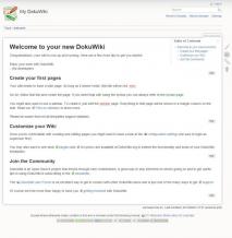 DokuWiki Screenshot