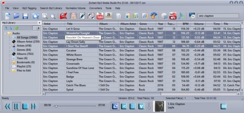 Zortam Mp3 Media Studio screenshot