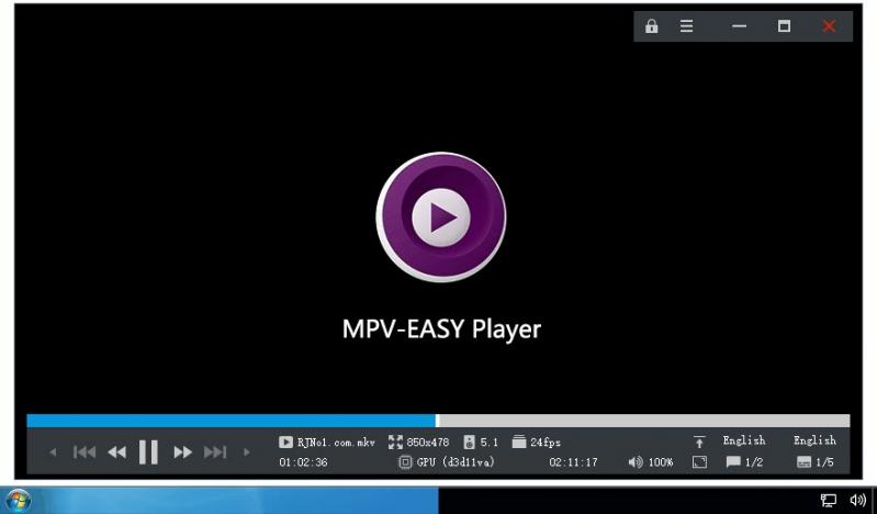 MPV-EASY Player screenshot