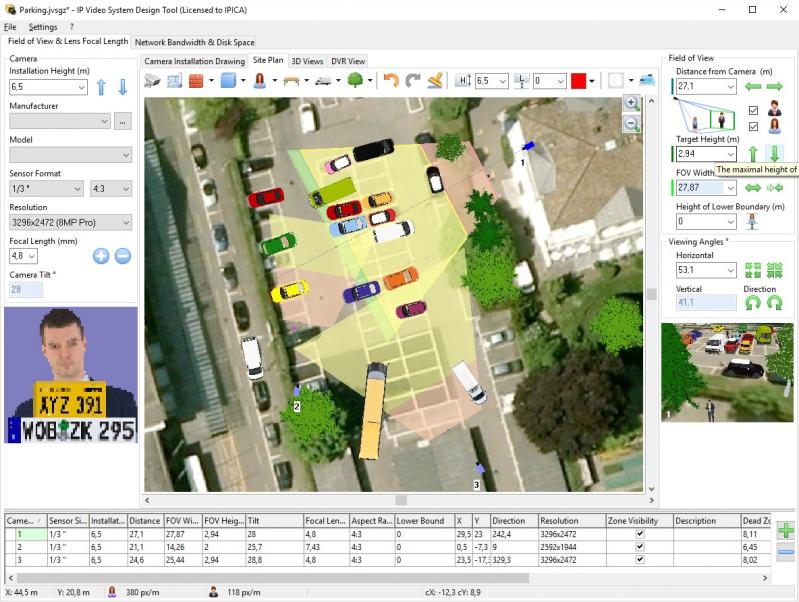 IP Video System Design Tool screenshot