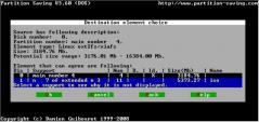 Partition Saving Screenshot