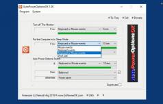 AutoPowerOptionsOK Screenshot
