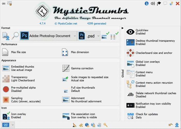 MysticThumbs screenshot