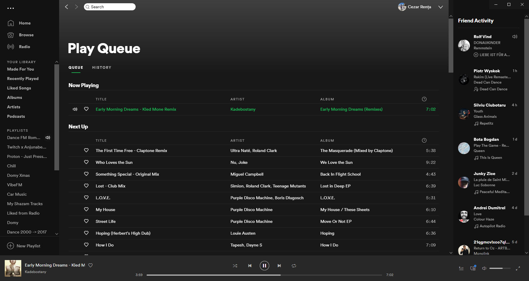 Spotify App screenshot