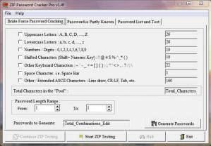 Zip Password Cracker Pro Screenshot
