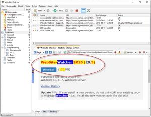 WebSite-Watcher Screenshot