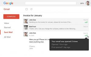 Mailtrack for Chrome Screenshot