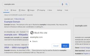 uBlacklist for Chrome Screenshot