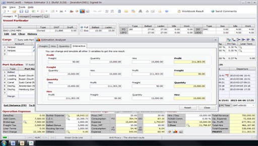 Netpas Estimator screenshot