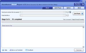 DataNumen Excel Repair Screenshot
