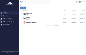 ownCloud Screenshot