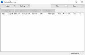 A's Video Converter Screenshot