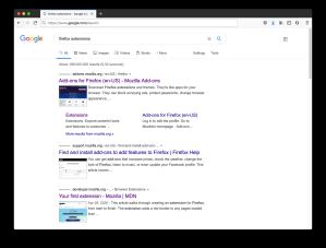 SearchPreview for Firefox Screenshot