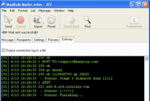 MaxBulk Mailer Screenshot