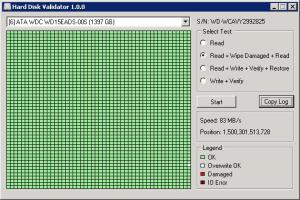 Hard Disk Validator Screenshot