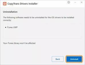 CopyTrans Drivers Installer Screenshot