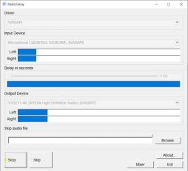 Radio Delay Screenshot
