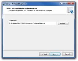 Notepad Replacer screenshot