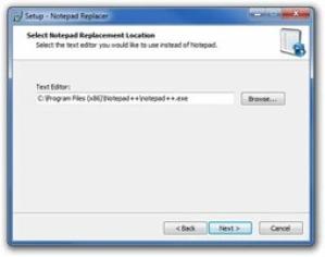 Notepad Replacer Screenshot