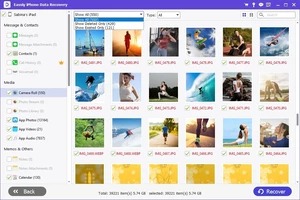 Eassiy iPhone Data Recovery screenshot