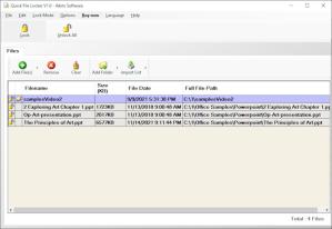 Quick File Locker Screenshot