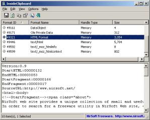 InsideClipboard Screenshot