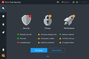 Avira Free Security Screenshot