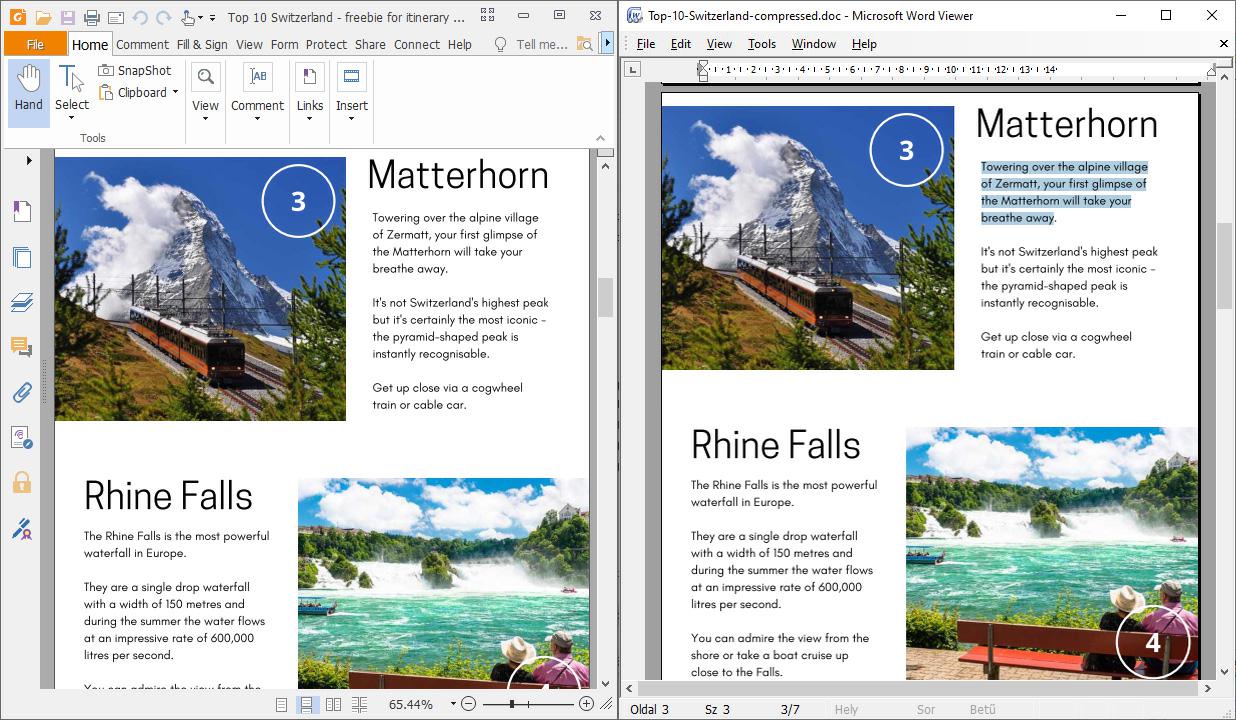 Free PDF To Word Converter screenshot