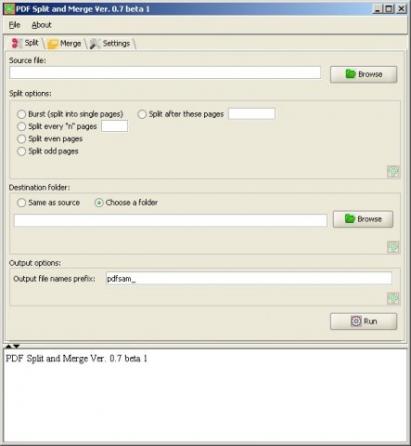 PDF Split and Merge Basic Edition Screenshot