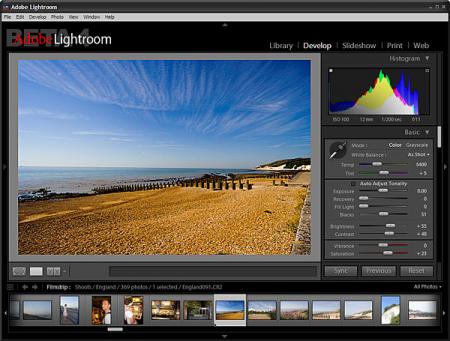 Adobe Photoshop Lightroom screenshot