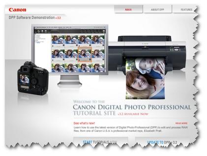 Canon Digital Photo Professional Screenshot