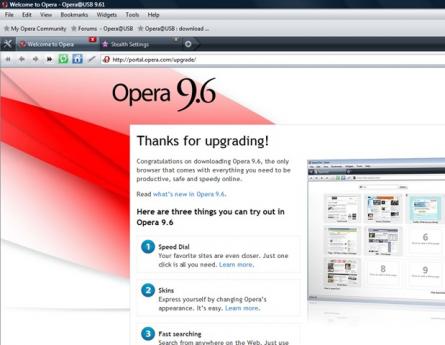 Opera Portable screenshot