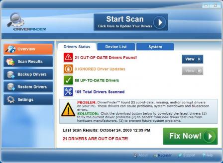 DriverFinder Screenshot